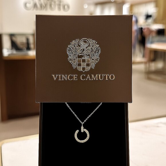 VINCE CAMUTO Necklace In Silver(Ayla) NIB MSRP$160 - Picture 1 of 4